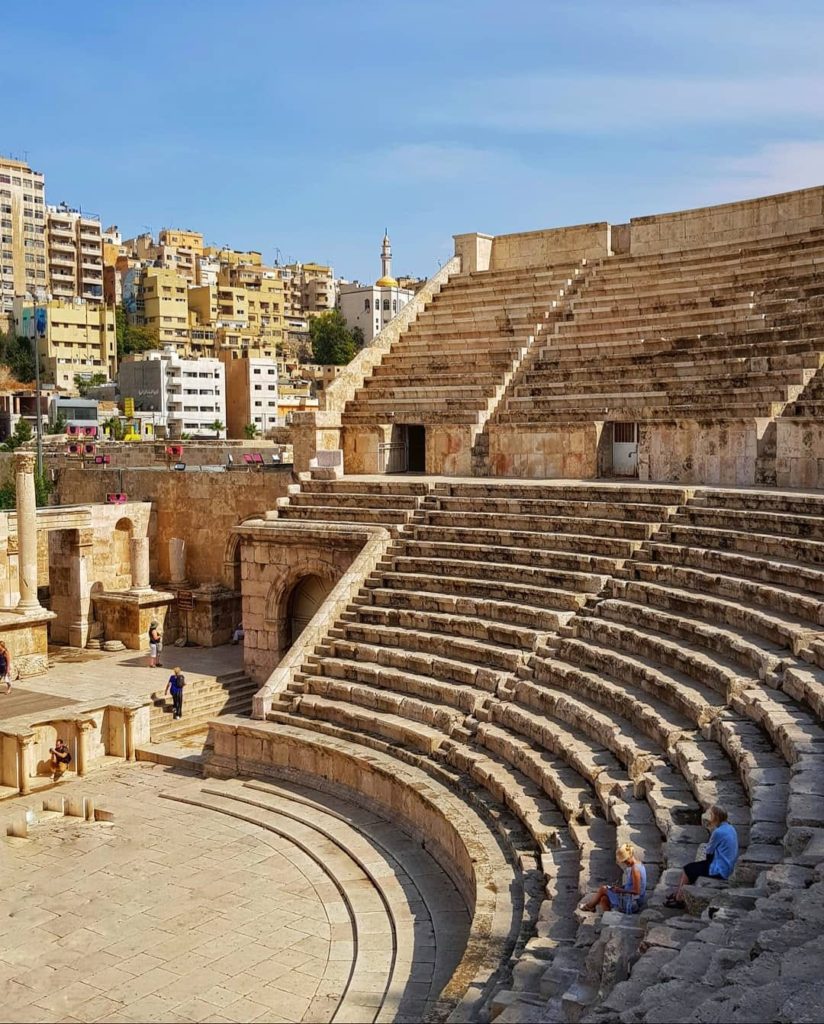 Roman amphitheater in Jordan